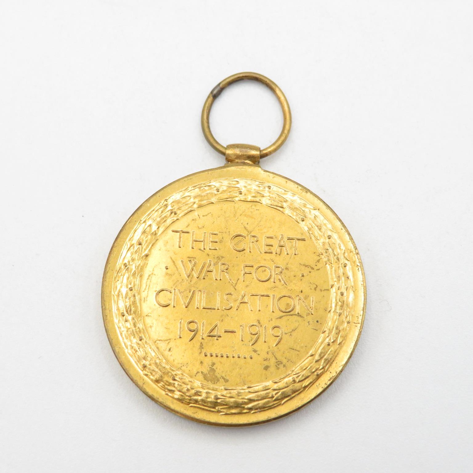 WWI Death Plaque and Victory medal named Joe Moss medal - 3387 Pte J Moss West Yorks - - Bild 5 aus 7