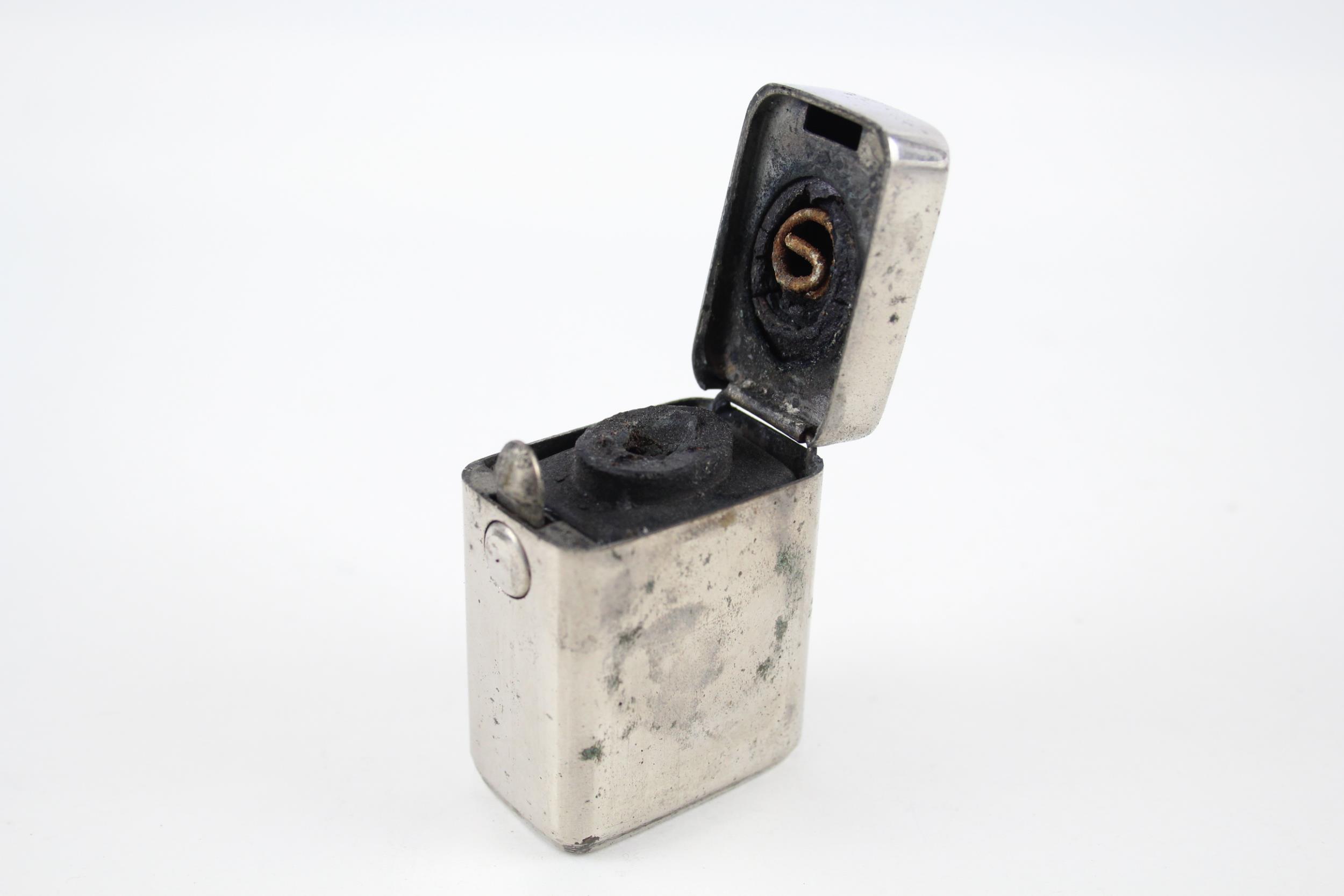 Antique Victorian DE LA RUE Ink Casket Travel Inkwell w/ Original Bottle - Height - 5.6cm In antique - Image 4 of 5