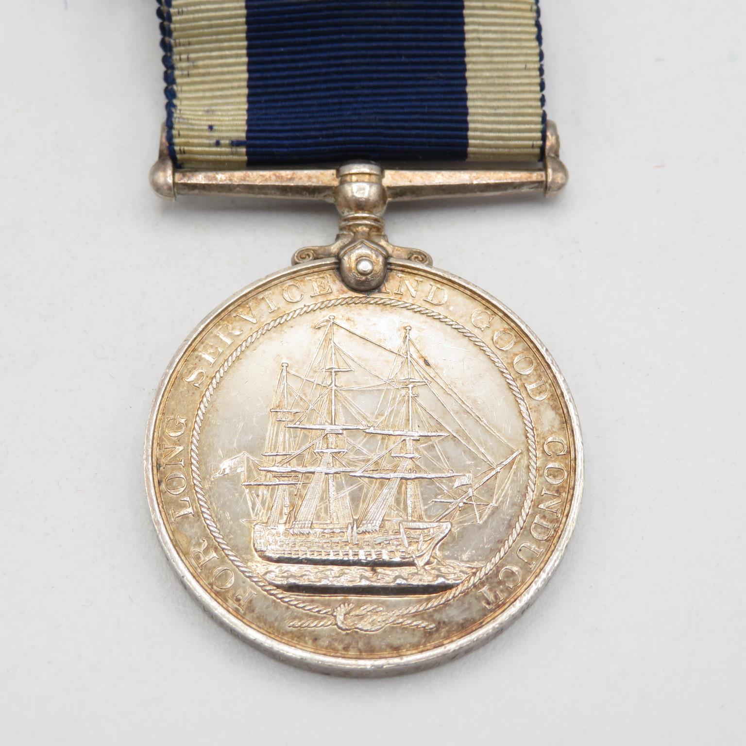 WI Navy Long Service medal pair named M32177 HC Baker EA 1-5 RN HMS Ambuscadeon L.S.G.C. - - Image 7 of 9