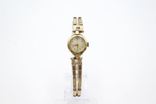 TUDOR 9ct Gold Cased Ladies Vintage WRISTWATCH Hand-wind WORKING - TUDOR 9ct Gold Cased Ladies