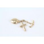 9ct gold vintage "love. hope and charity" charm