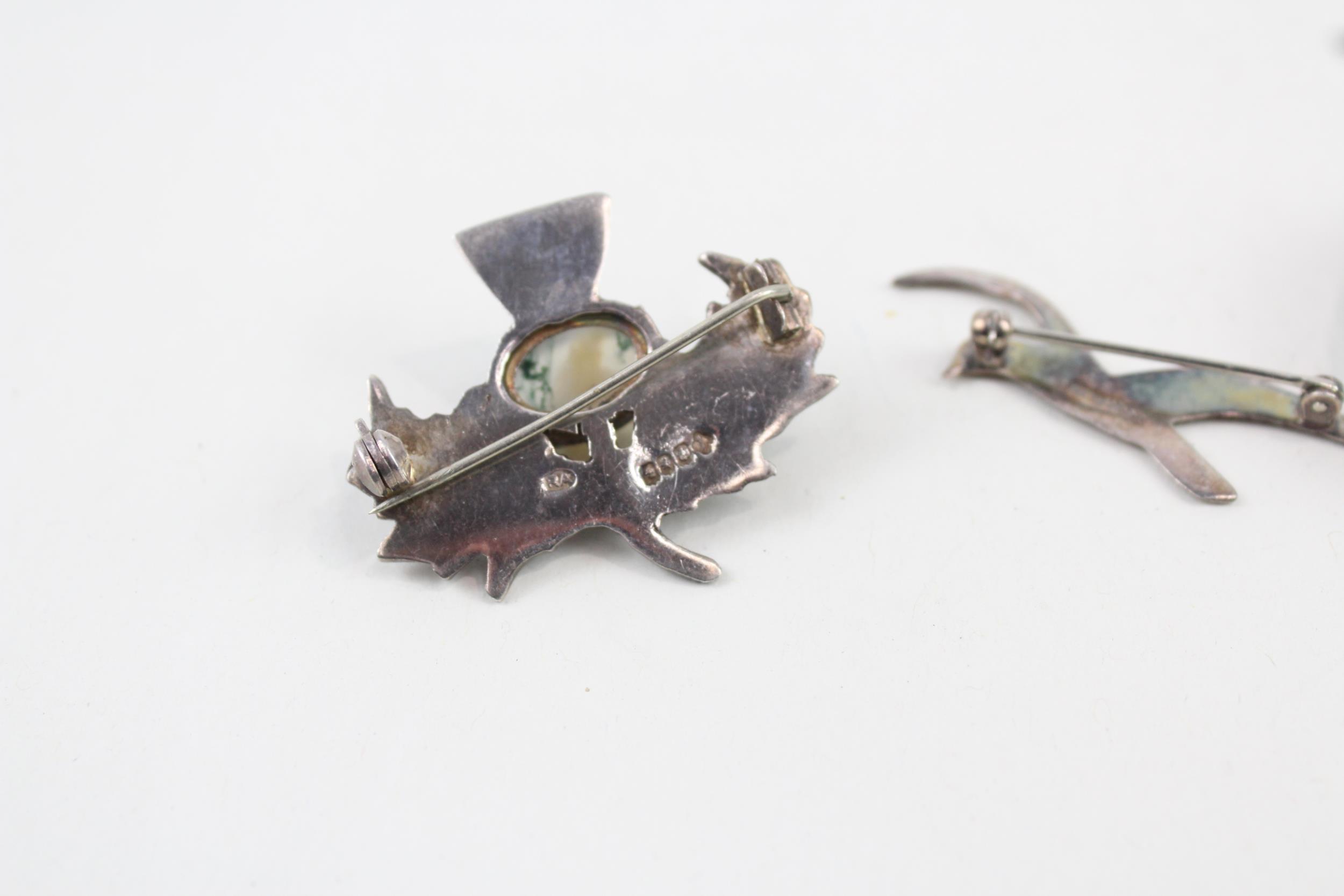 Three silver Scottish brooches including Ola Gorie (29g) - Image 6 of 6