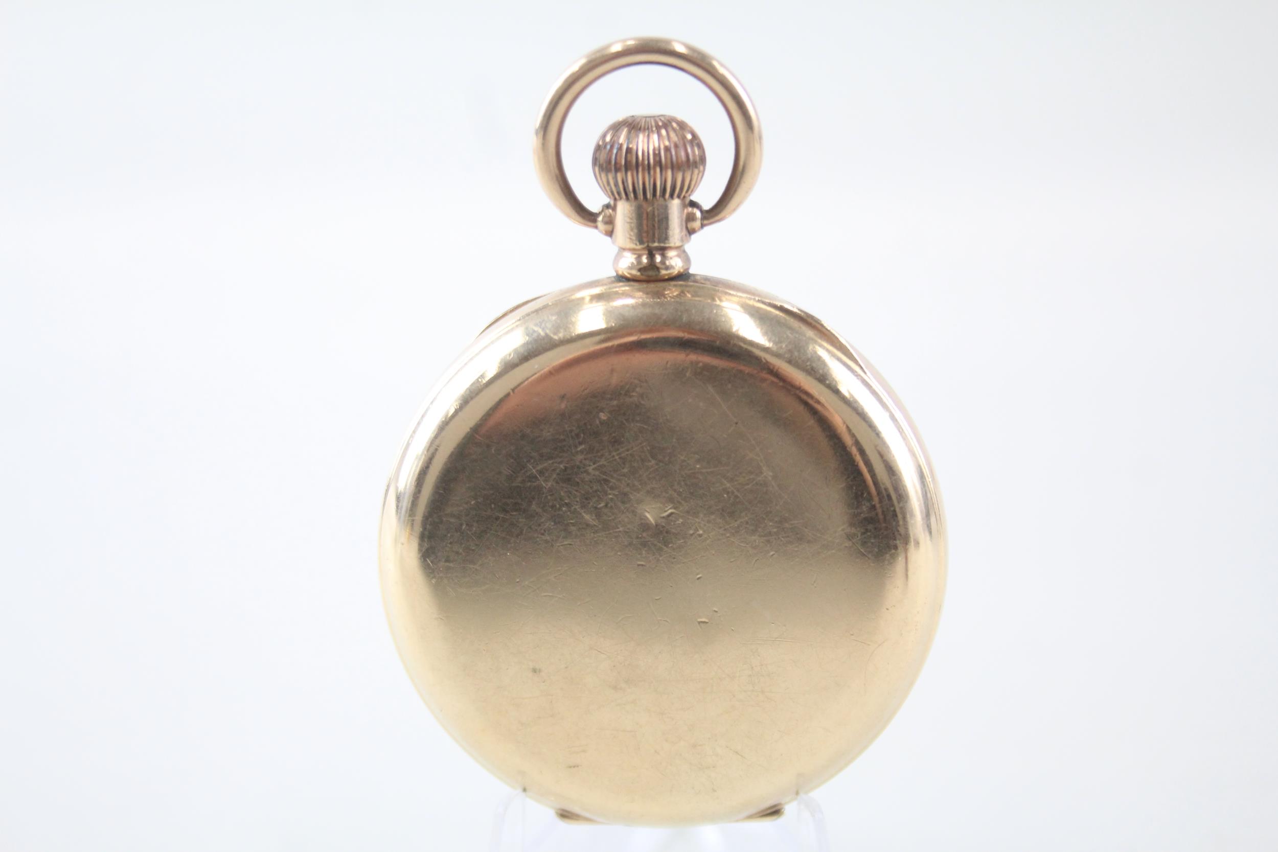 WALTHAM Gents Rolled Gold Open Face Pocket Watch Hand-wind WORKING - WALTHAM Gents Rolled Gold - Image 2 of 5