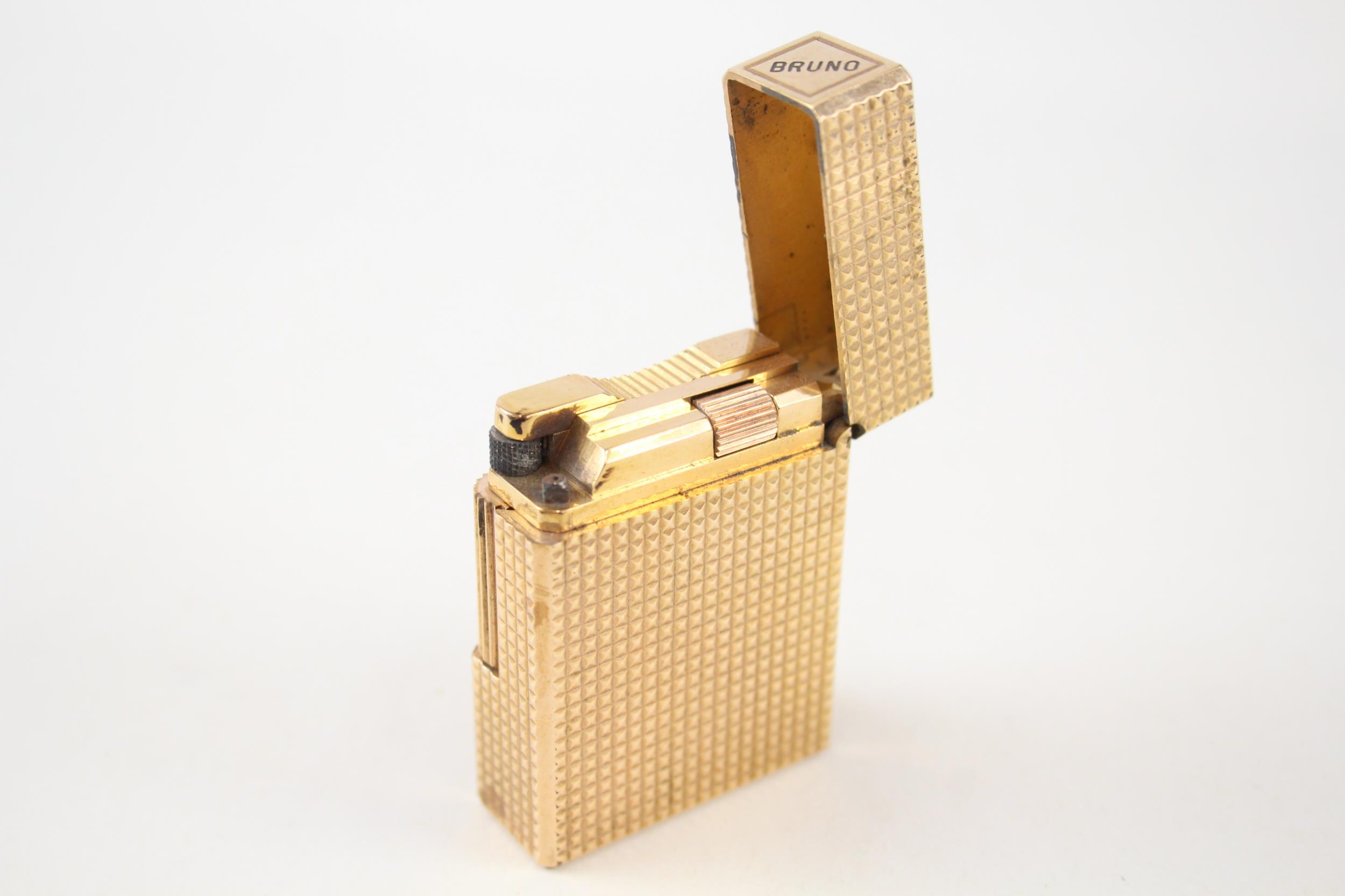 S.T DUPONT Paris Gold Plated Cigarette Lighter - J4RN15 (91g) - UNTESTED In previously owned - Image 3 of 4