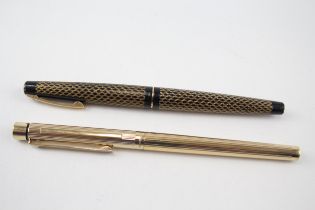2 x Vintage SHEAFFER Ladies Fountain Pens w/ 14ct Nibs WRITING Inc Lady Etc - Dip Tested & WRITING