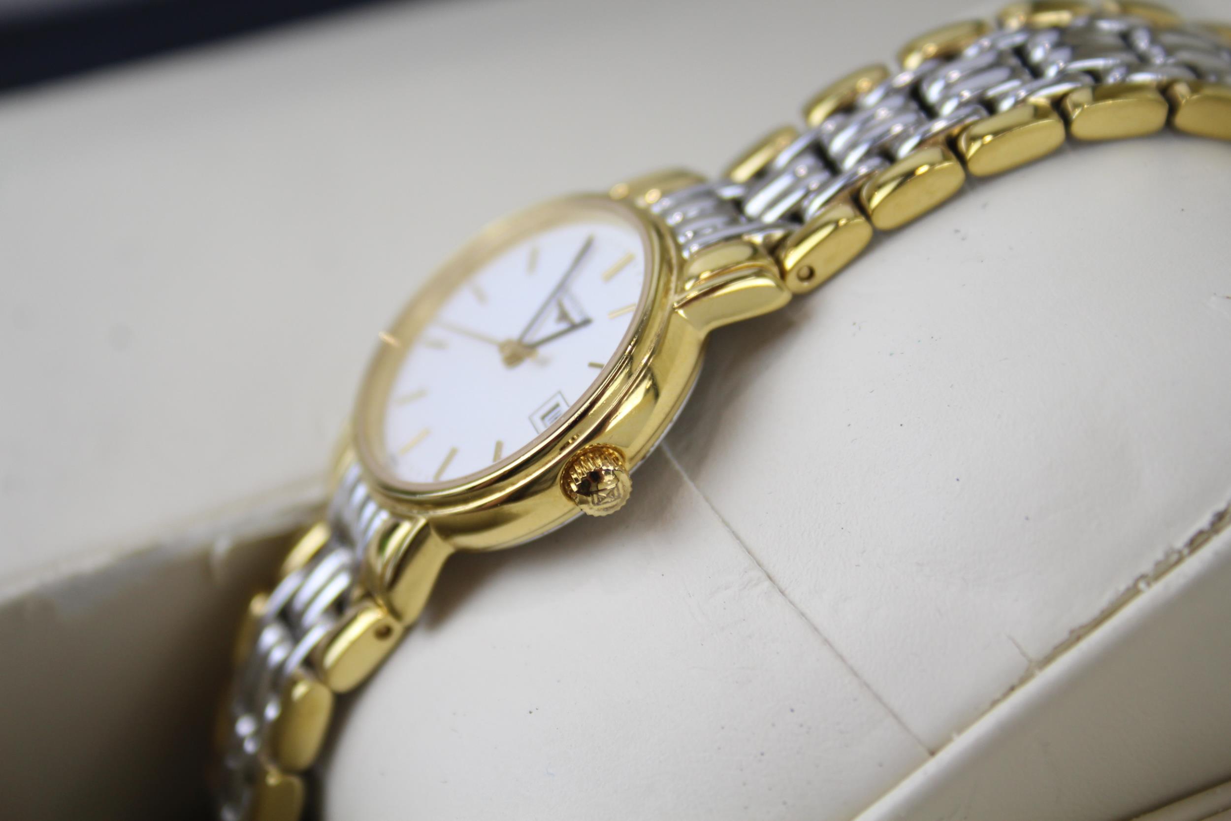 LONGINES Ladies Two Tone WRISTWATCH Quartz WORKING Boxed - LONGINES Ladies Two Tone WRISTWATCH - Image 3 of 4