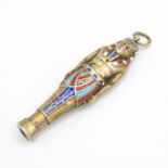 Silver Egyptian revival mechanical pencil (as found) (12g)