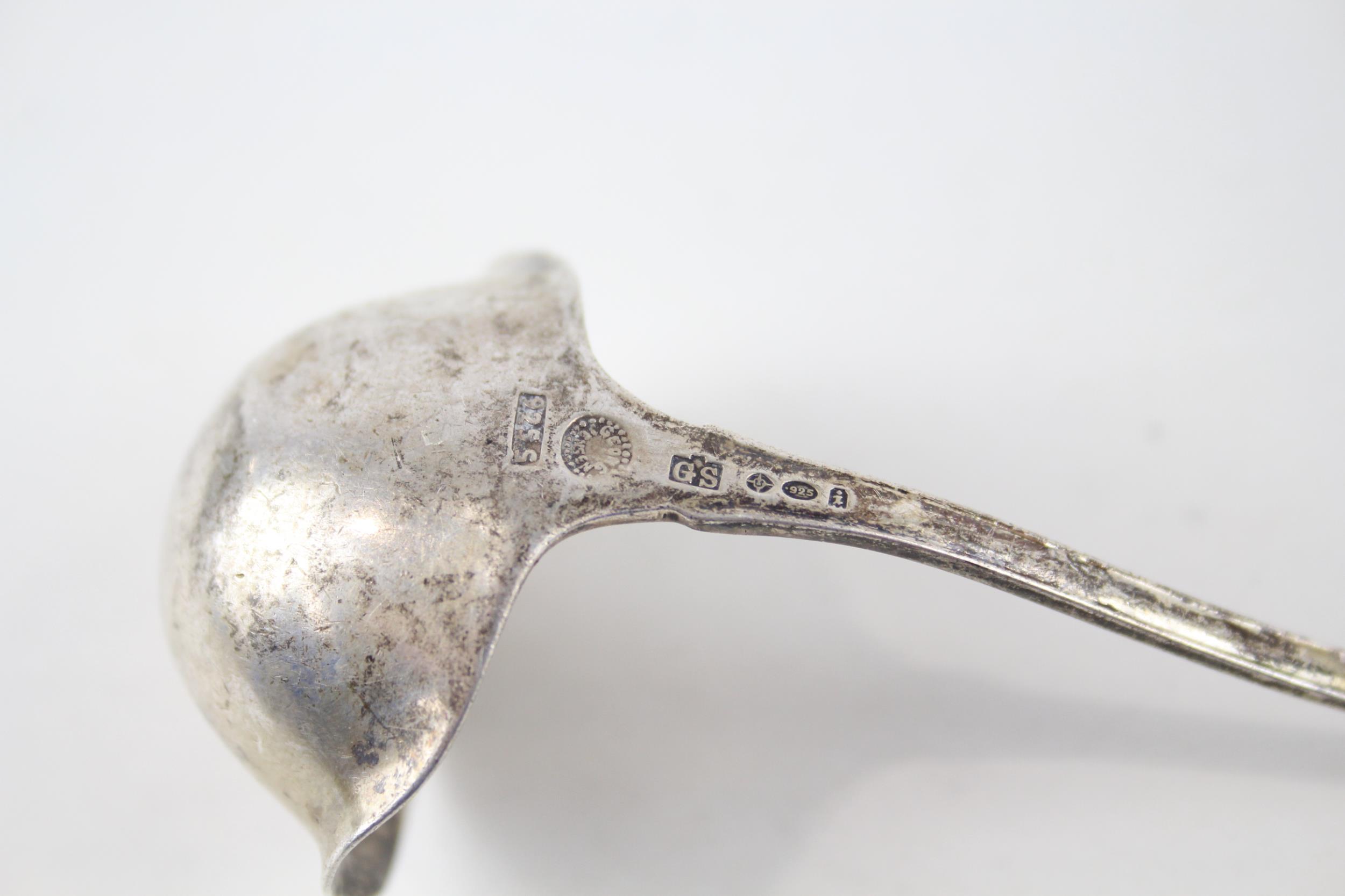 Vintage GEORG JENSEN Stamped .925 Sterling Silver Sauce Spoon (20g) - Hallmarked 1924 London - Image 4 of 4