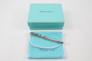 TIFFANY & CO. Stamped .925 Sterling Silver Ladies Handbag Ballpoint Pen Biro 21g - w/ Original Box