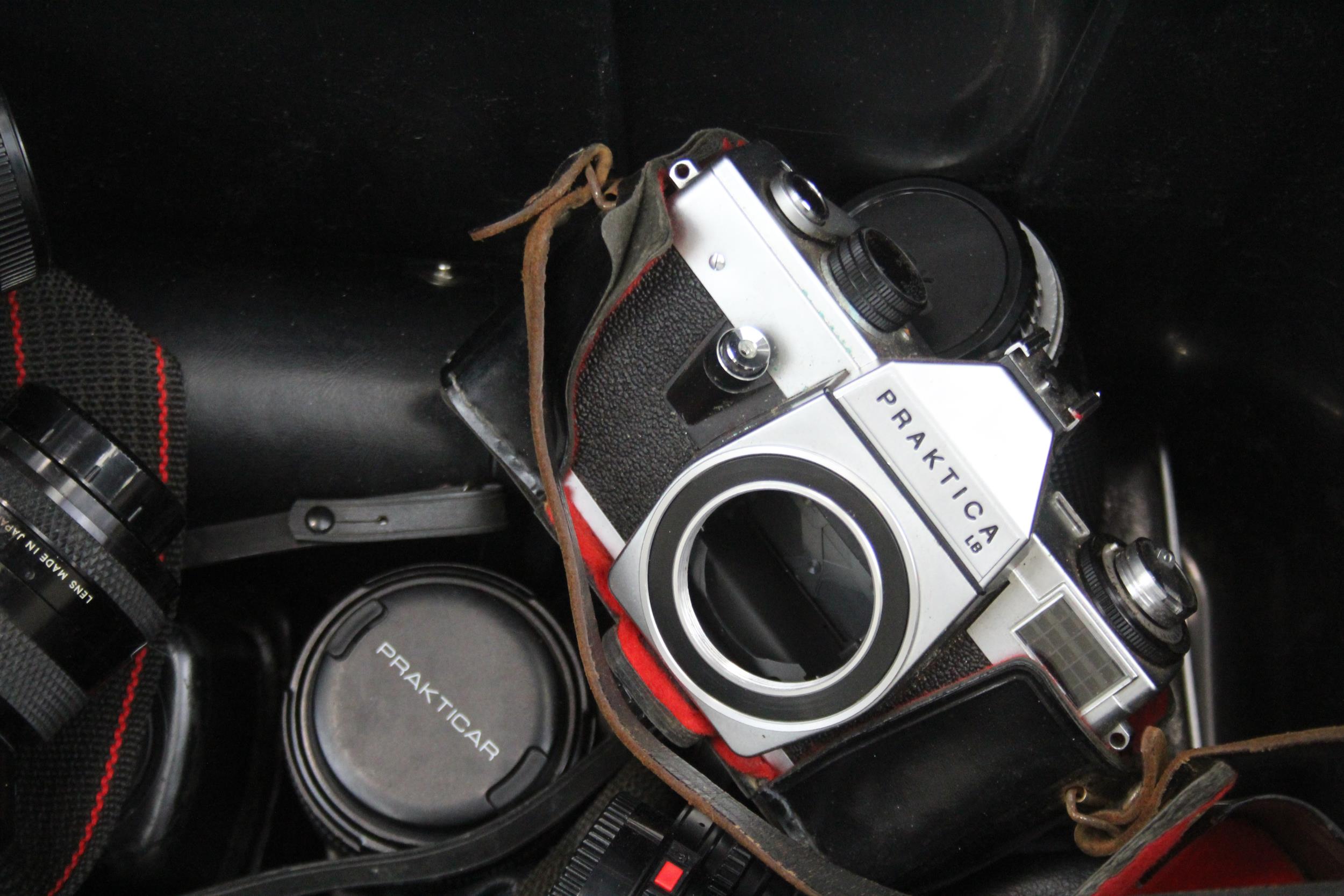 SLR Vintage Film Cameras Inc Canon, Pentax, Minolta Etc w/ Misc Lenses Job Lot - SLR Vintage Film - Image 4 of 5