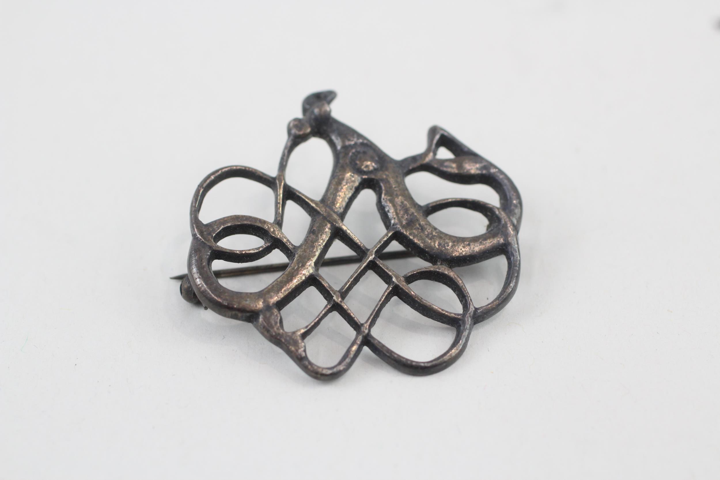 Silver Viking replica brooch by David Anderson (10g)