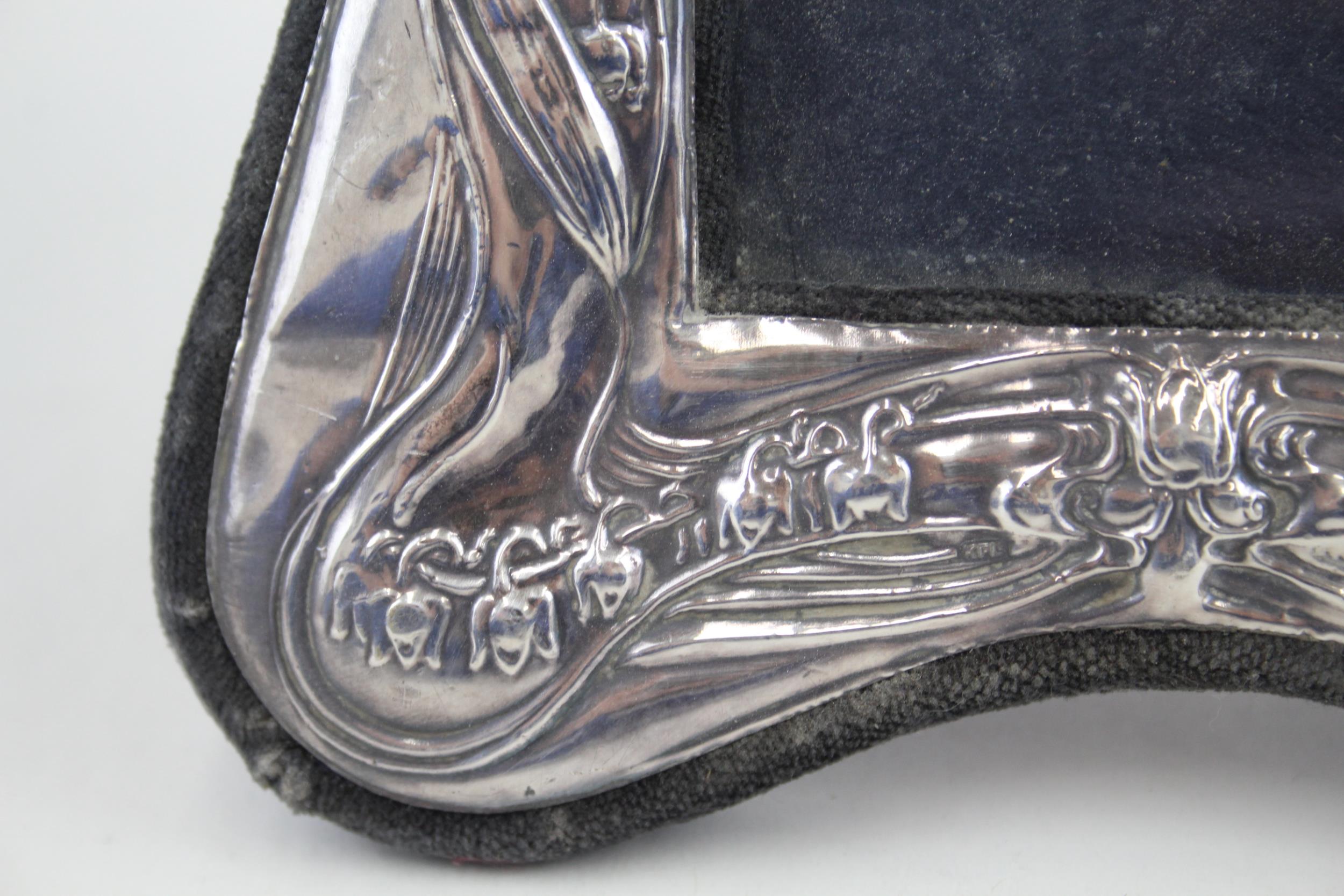 Vintage 1987 London Sterling Silver Art Nouveau Style Photograph Frame (230g) - Maker - - Image 4 of 7