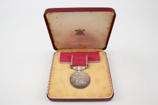 Boxed Royal Mint Woman's Civil B.E.M Medal Named Kathleen Mary Miller - Boxed Royal Mint Woman's