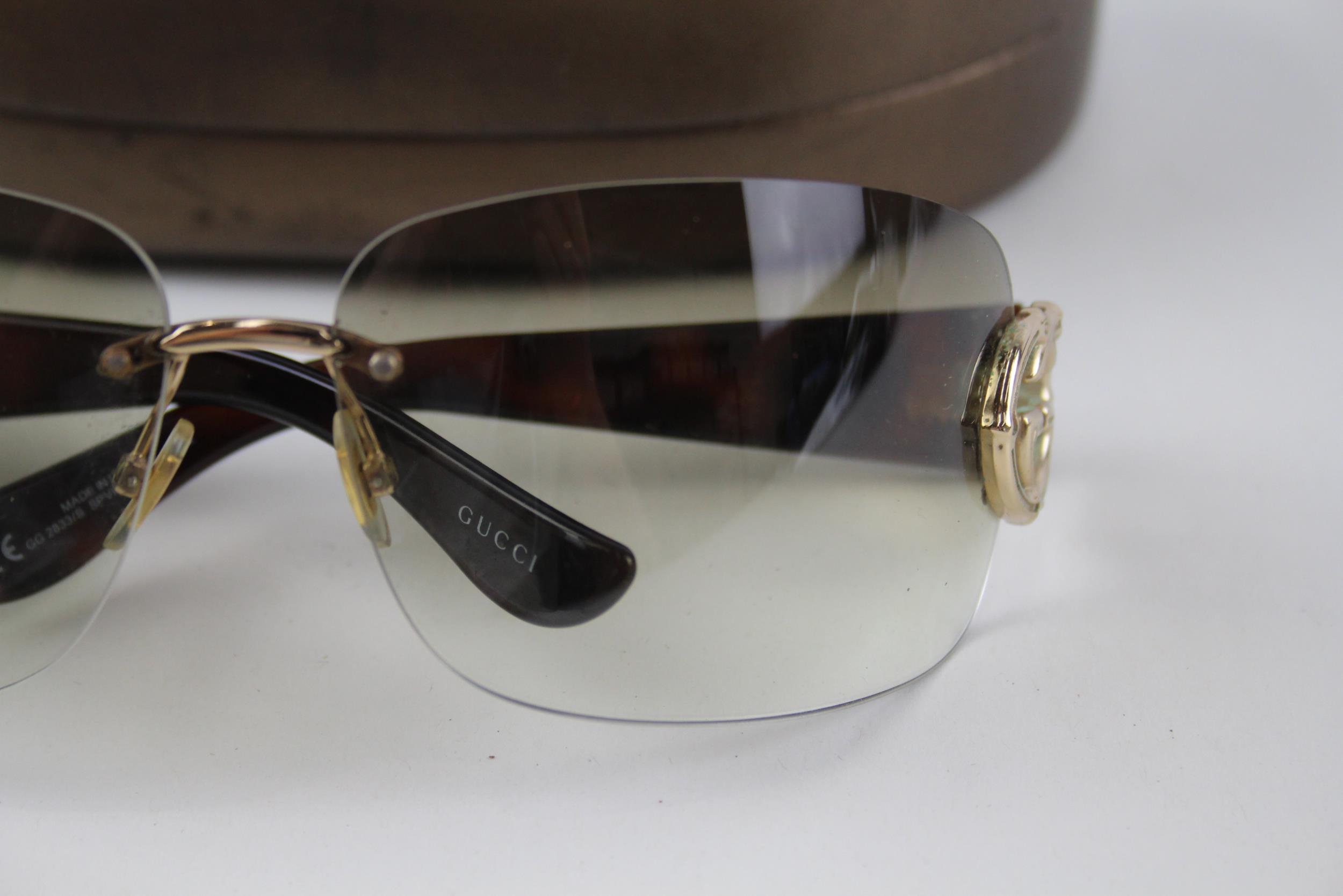 Designer Gucci Sunglasses In Case - Items are in previously owned condition Signs of age & wear - Image 3 of 8