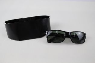 Pair Of Designer Persol Sunglasses In Case - Items are in previously owned condition Signs of