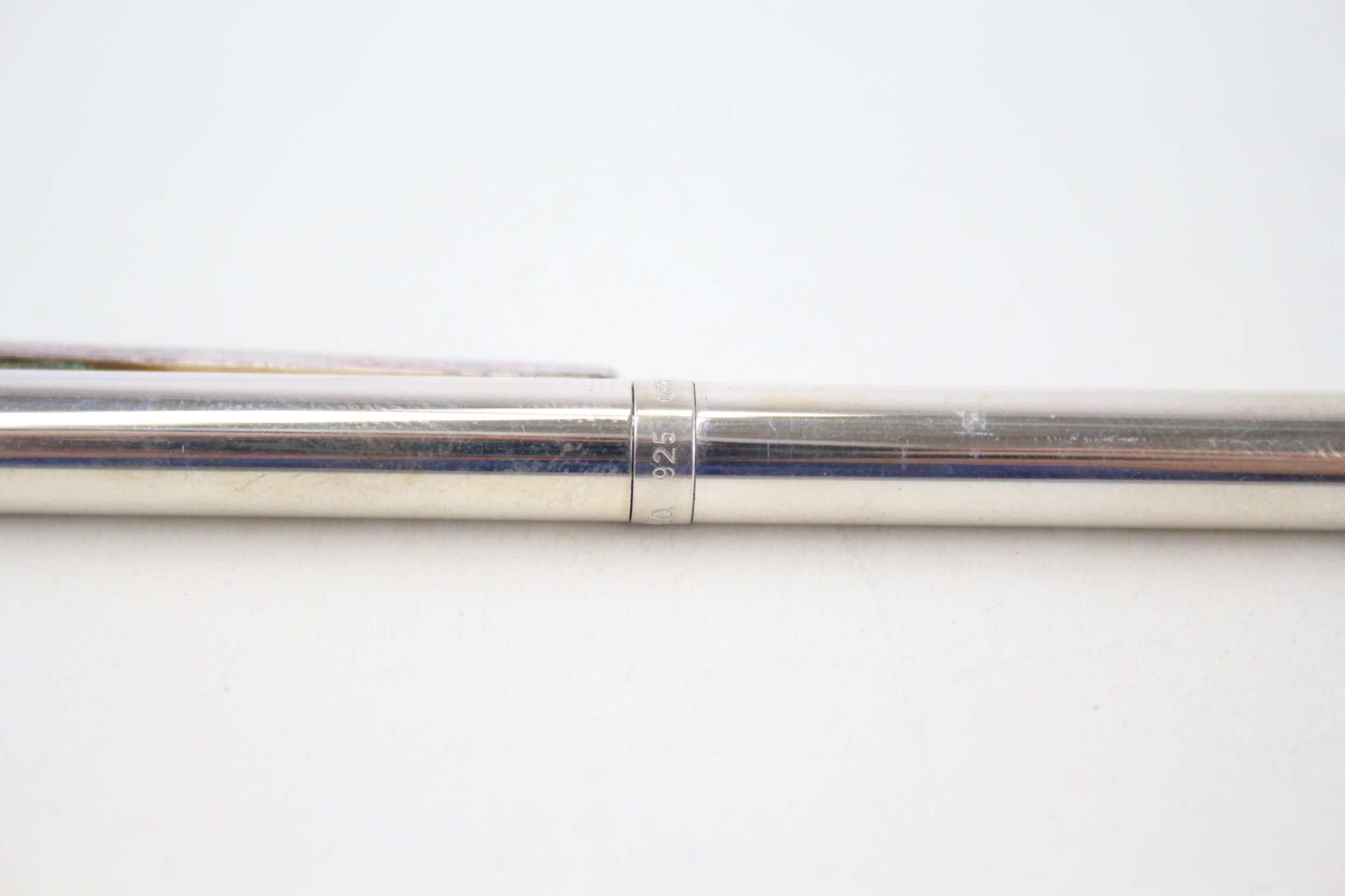 TIFFANY & CO. Stamped .925 Sterling Silver Ladies Handbag Ballpoint Pen Biro 21g - w/ Original Box - Image 5 of 5