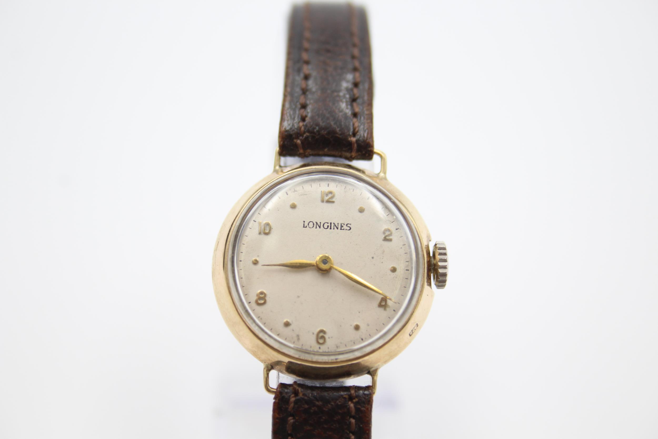 LONGINES 9ct Gold Cased Ladies Vintage WRISTWATCH Hand-wind WORKING - LONGINES 9ct Gold Cased Ladies - Image 2 of 4