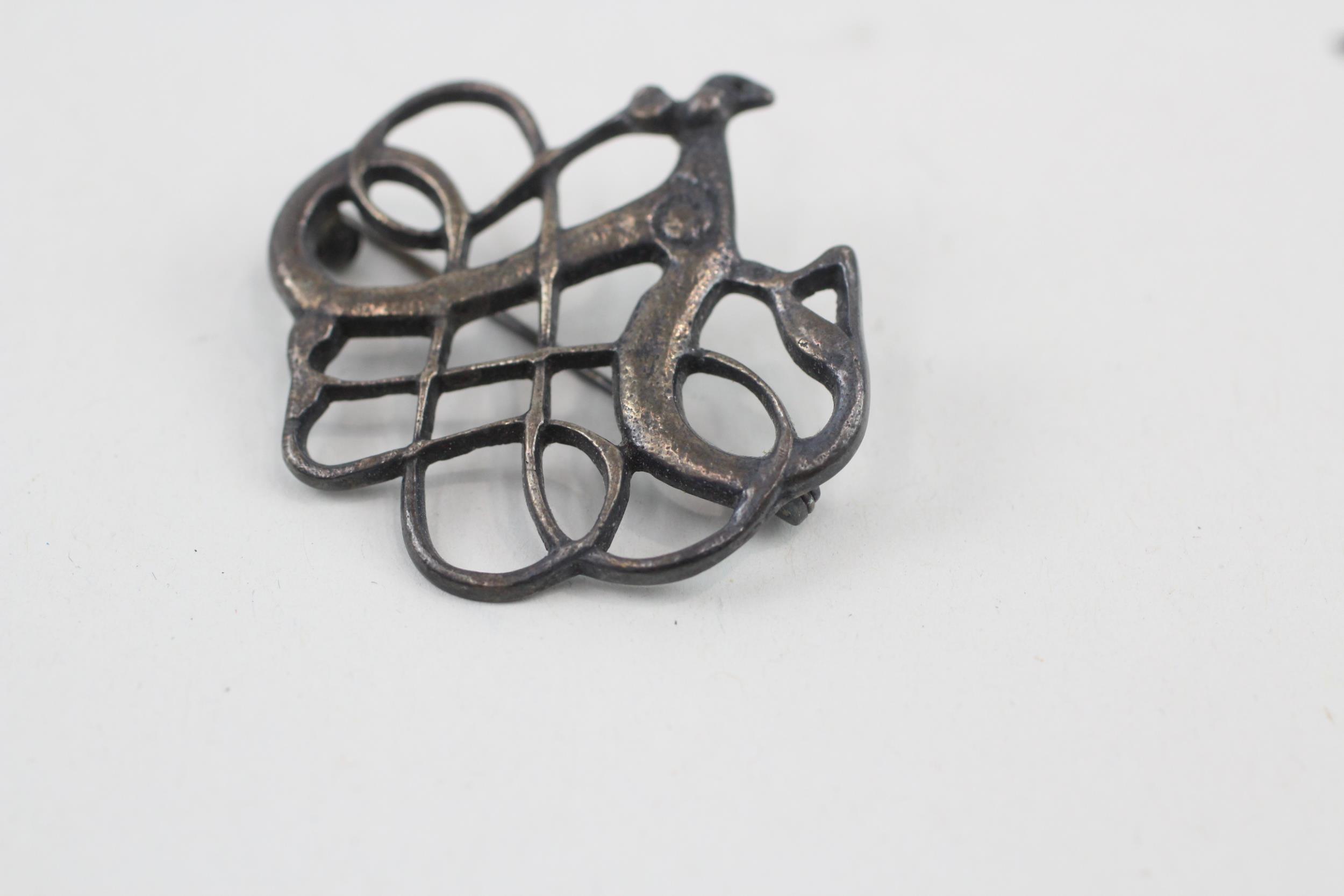 Silver Viking replica brooch by David Anderson (10g) - Image 3 of 6