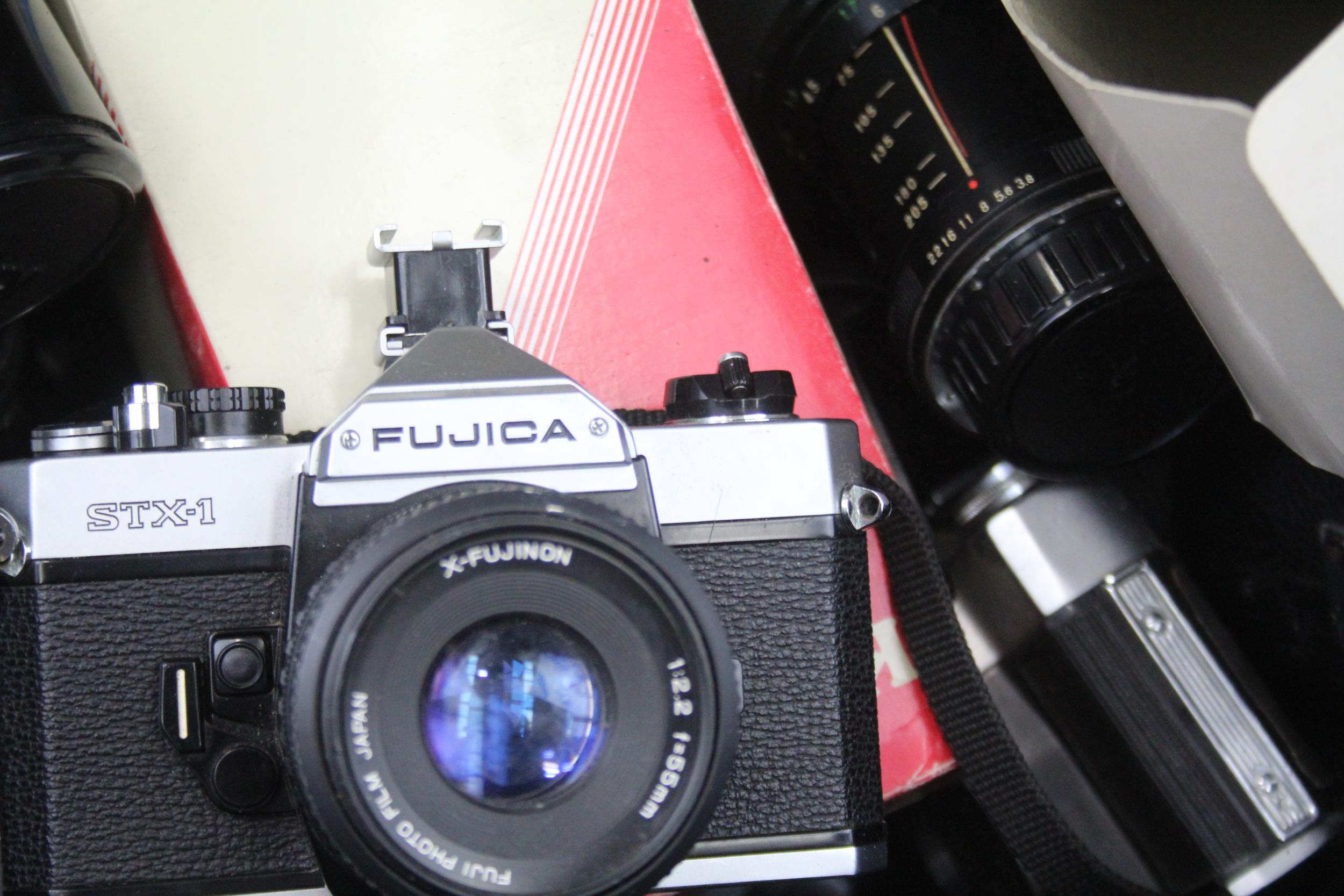 SLR Vintage Film Cameras Inc Canon, Pentax, Minolta Etc w/ Misc Lenses Job Lot - SLR Vintage Film - Bild 4 aus 6