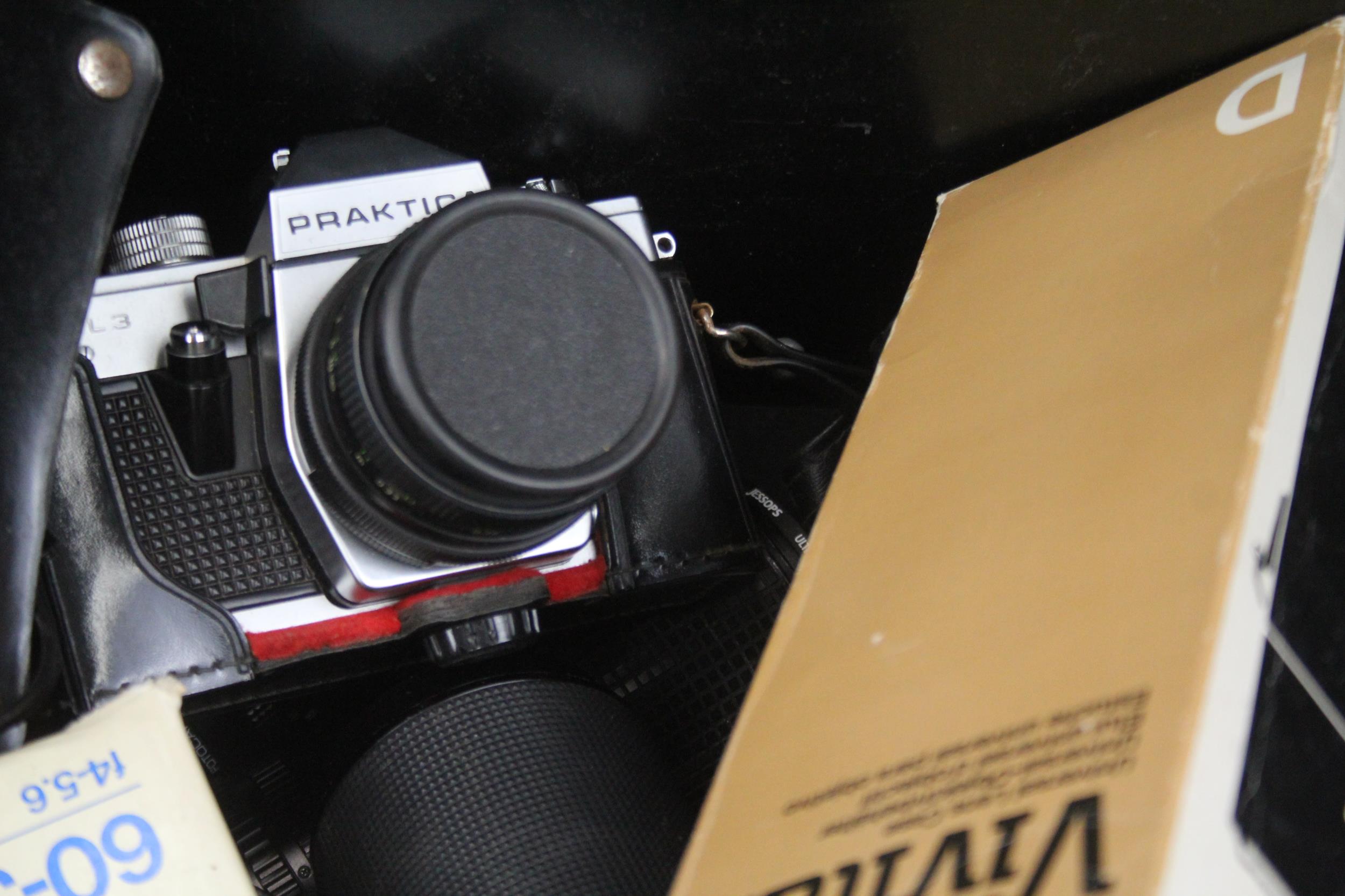 SLR Vintage Film Cameras Inc Canon, Pentax, Minolta Etc w/ Misc Lenses Job Lot - SLR Vintage Film - Image 5 of 6
