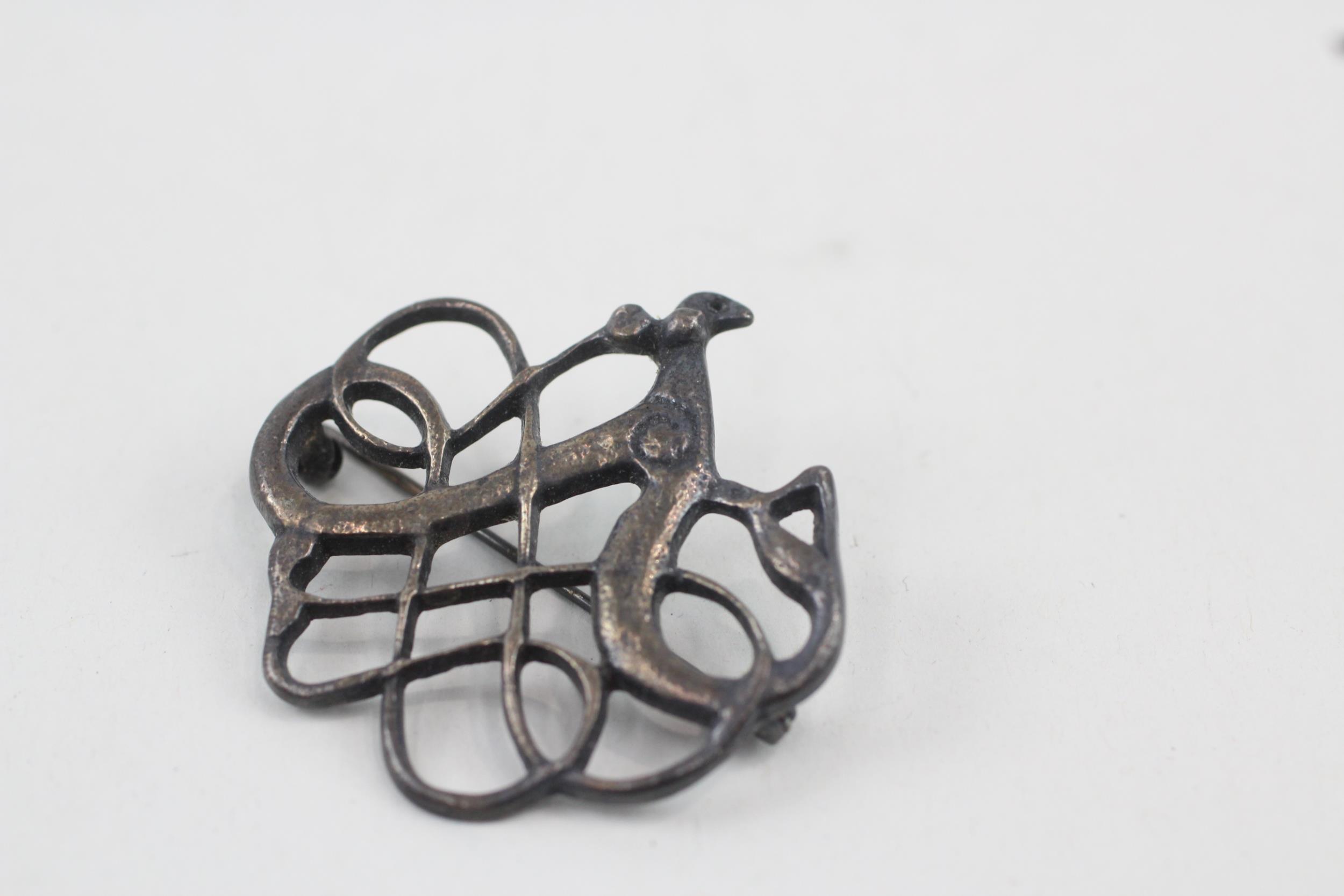 Silver Viking replica brooch by David Anderson (10g) - Image 2 of 6
