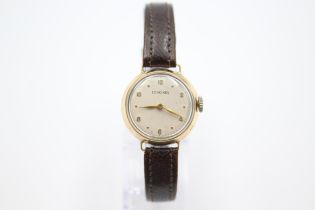 LONGINES 9ct Gold Cased Ladies Vintage WRISTWATCH Hand-wind WORKING - LONGINES 9ct Gold Cased Ladies