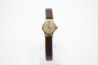 TUDOR 9ct Gold Cased Ladies Vintage WRISTWATCH Hand-wind WORKING - TUDOR 9ct Gold Cased Ladies