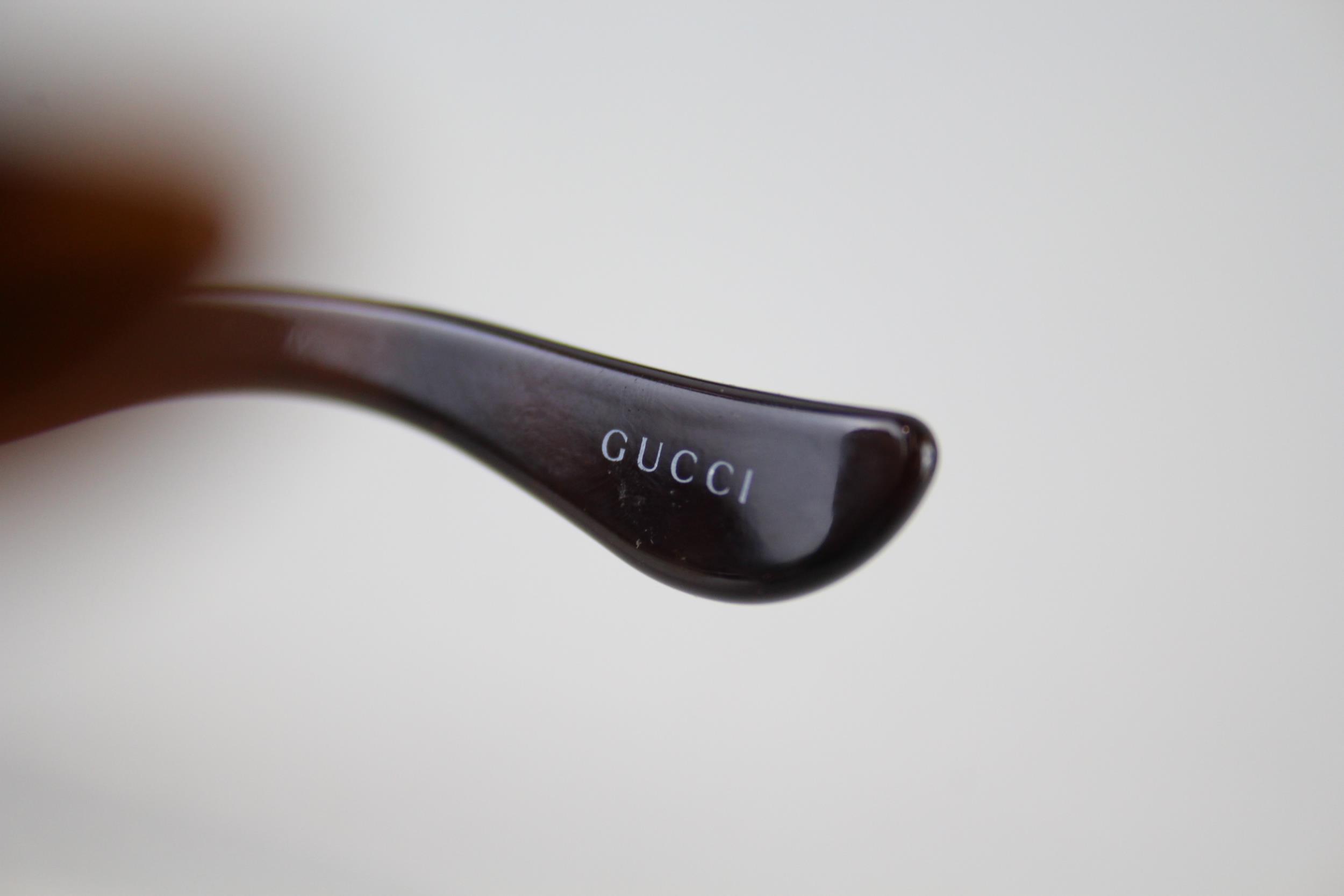 Designer Gucci Sunglasses In Case - Items are in previously owned condition Signs of age & wear - Image 5 of 8