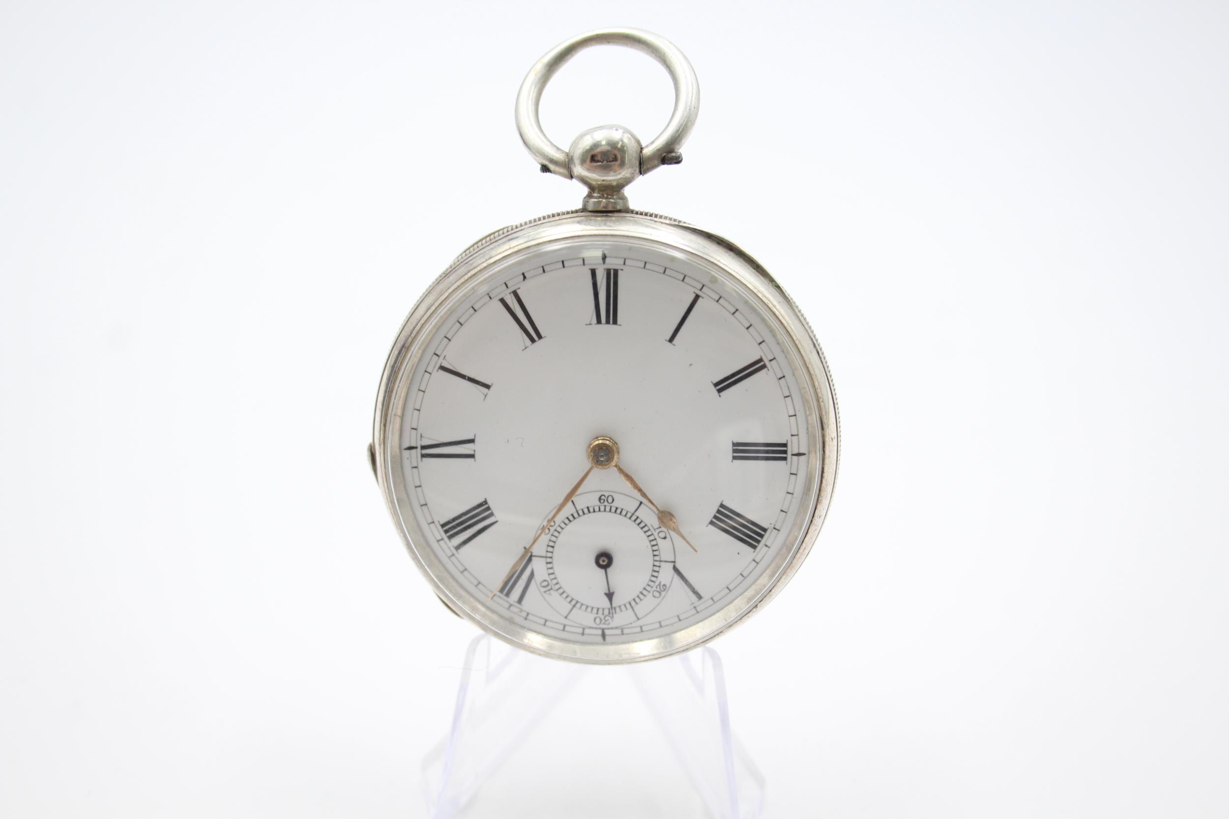 WALTHAM Sterling Silver Gents Vintage Pocket Watch Key-wind WORKING - WALTHAM Sterling Silver