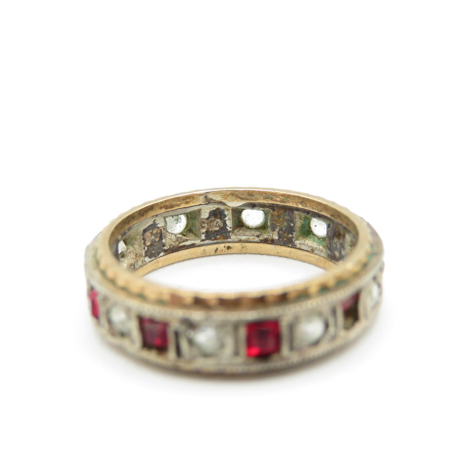 Collection of vintage gold and silver rings 10.2g - Image 5 of 7