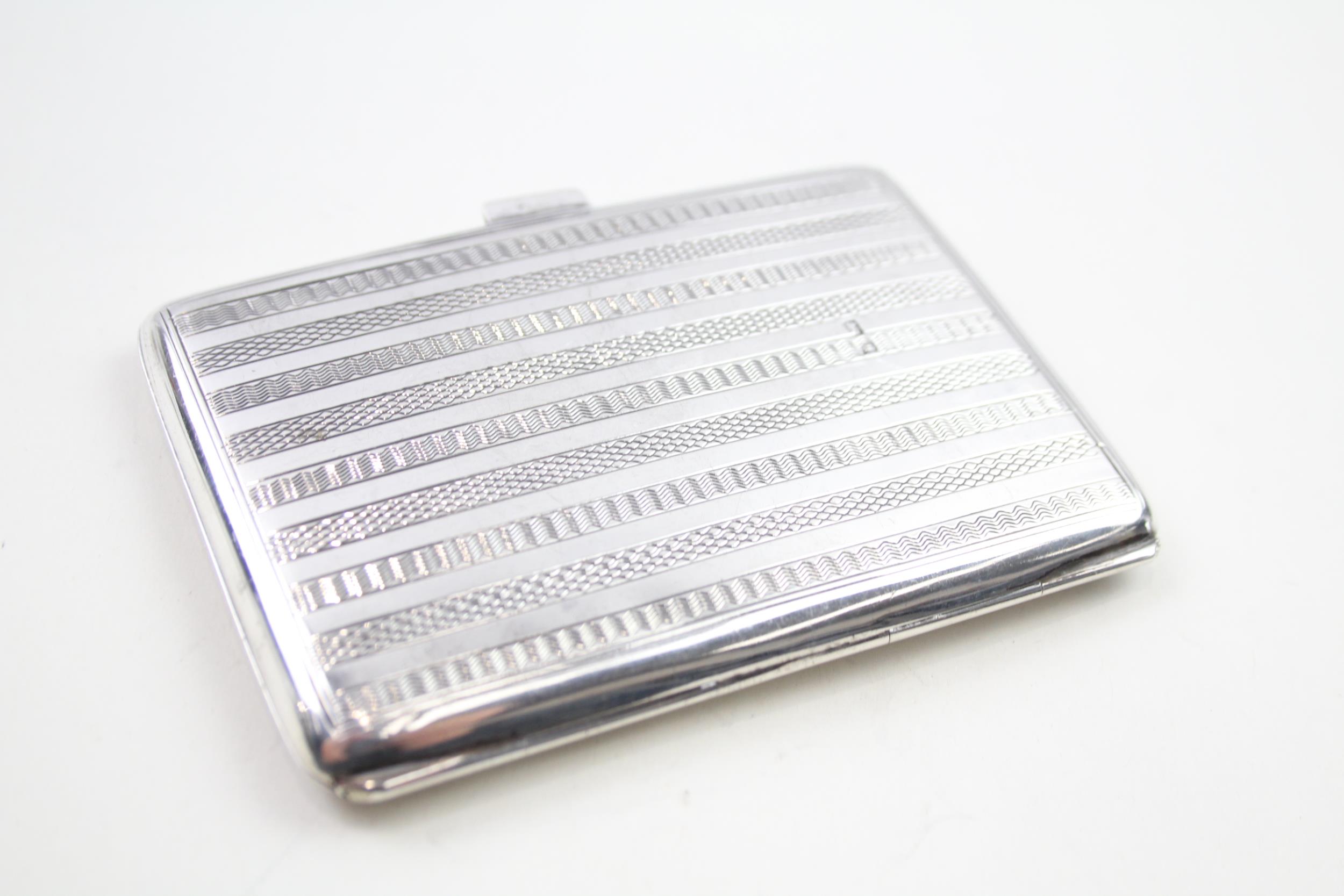 Antique Edwardian 1907 Birmingham Sterling Silver Calling Card Case (78g) - w/ Personal Engraving - Image 5 of 7