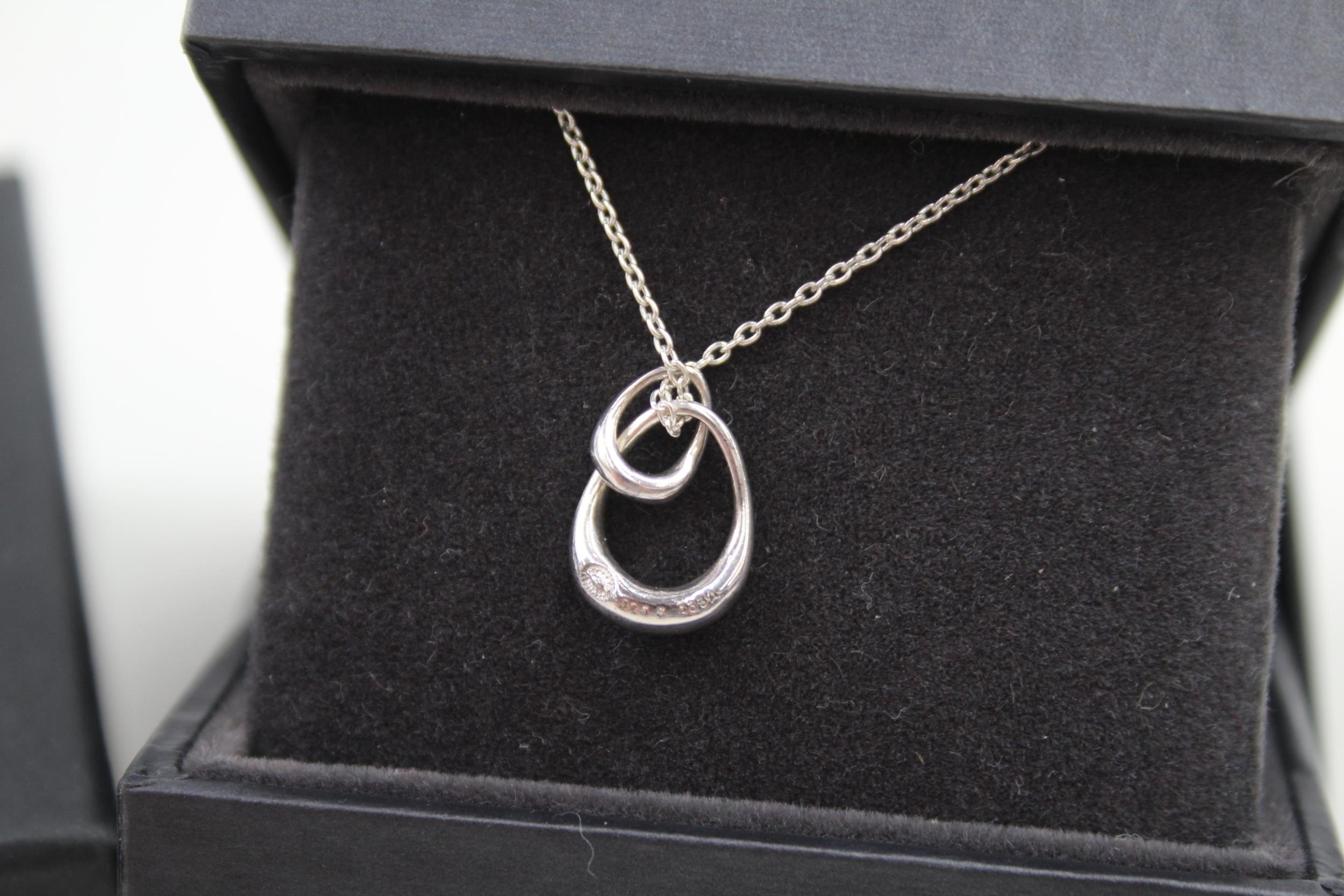 A silver pendant necklace by Georg Jensen (3g) - Image 4 of 5