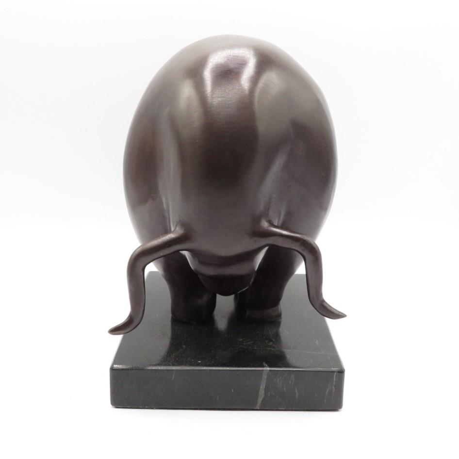 Cold Cast Bronze Bull - 7 inch long x 7 high - Image 3 of 5
