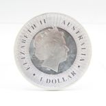 Pure silver 1oz Australian coin