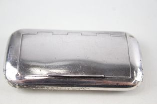 Antique George III Hallmarked 1805 London Sterling Silver Snuff Box (51g) - Maker - Possibly -