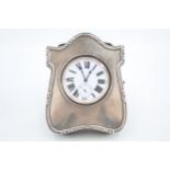 Vintage Jumbo Open Face Pocket Watch w/ Silver Fronted Case Hand-Wind WORKING - Vintage Jumbo Open