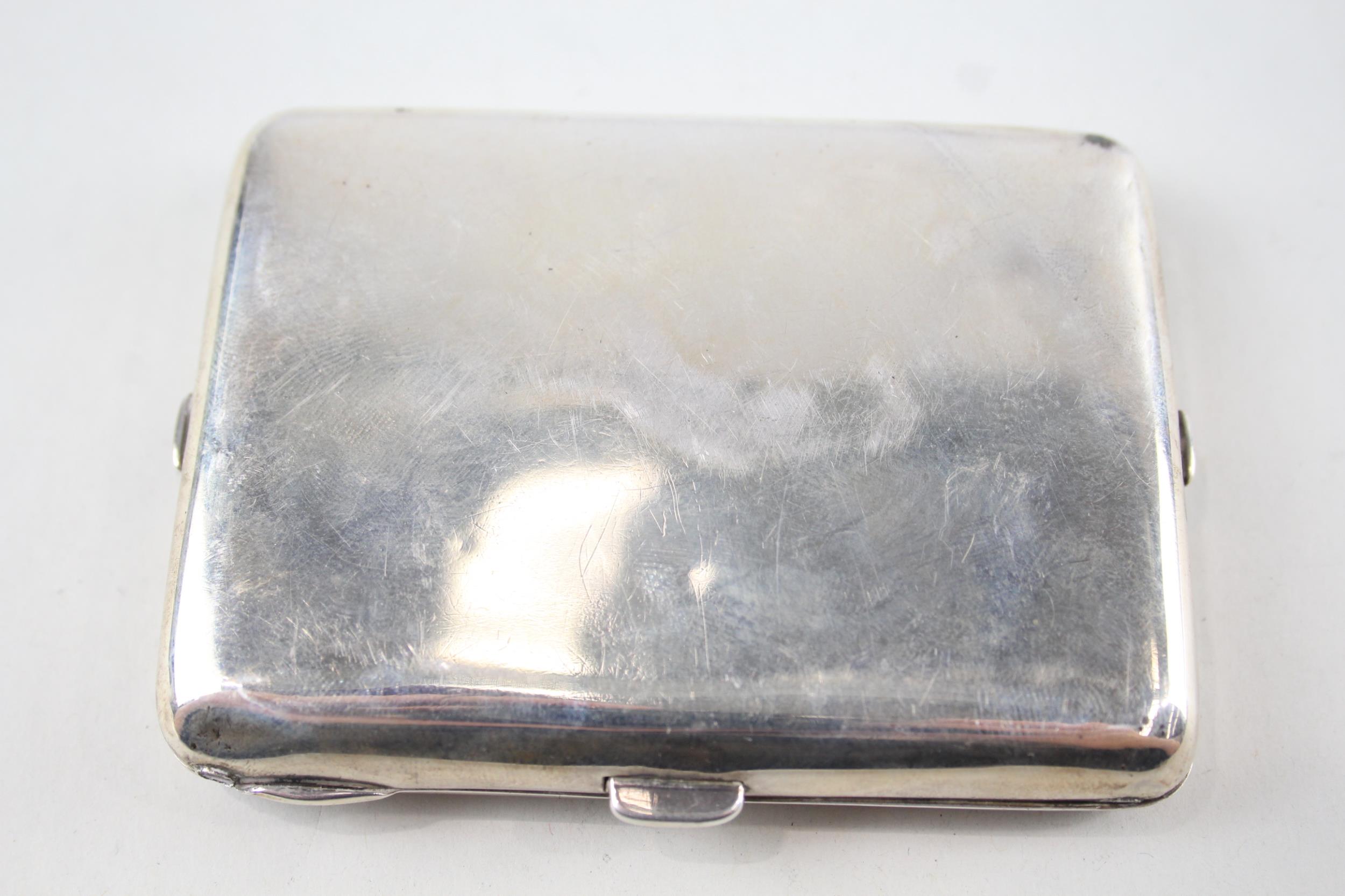 Edwardian 1908 Chester Sterling Silver Ladies Compact / Cigarette Case (125g) - Maker - William - Image 5 of 5