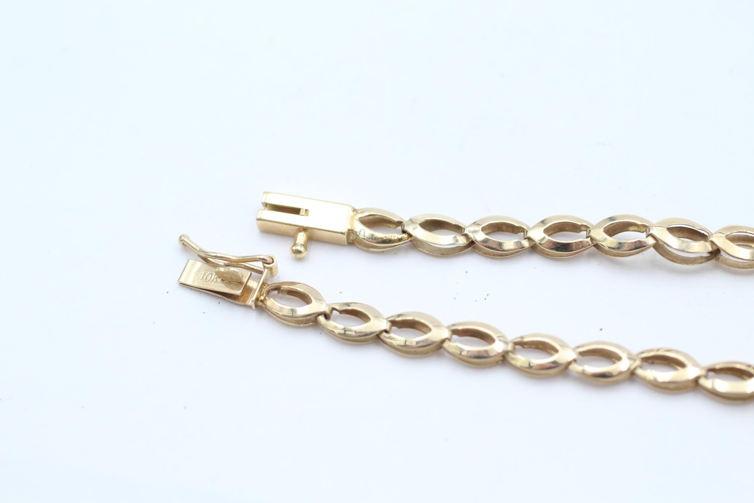10ct gold ruby bracelet - 2.8 g - Image 5 of 5
