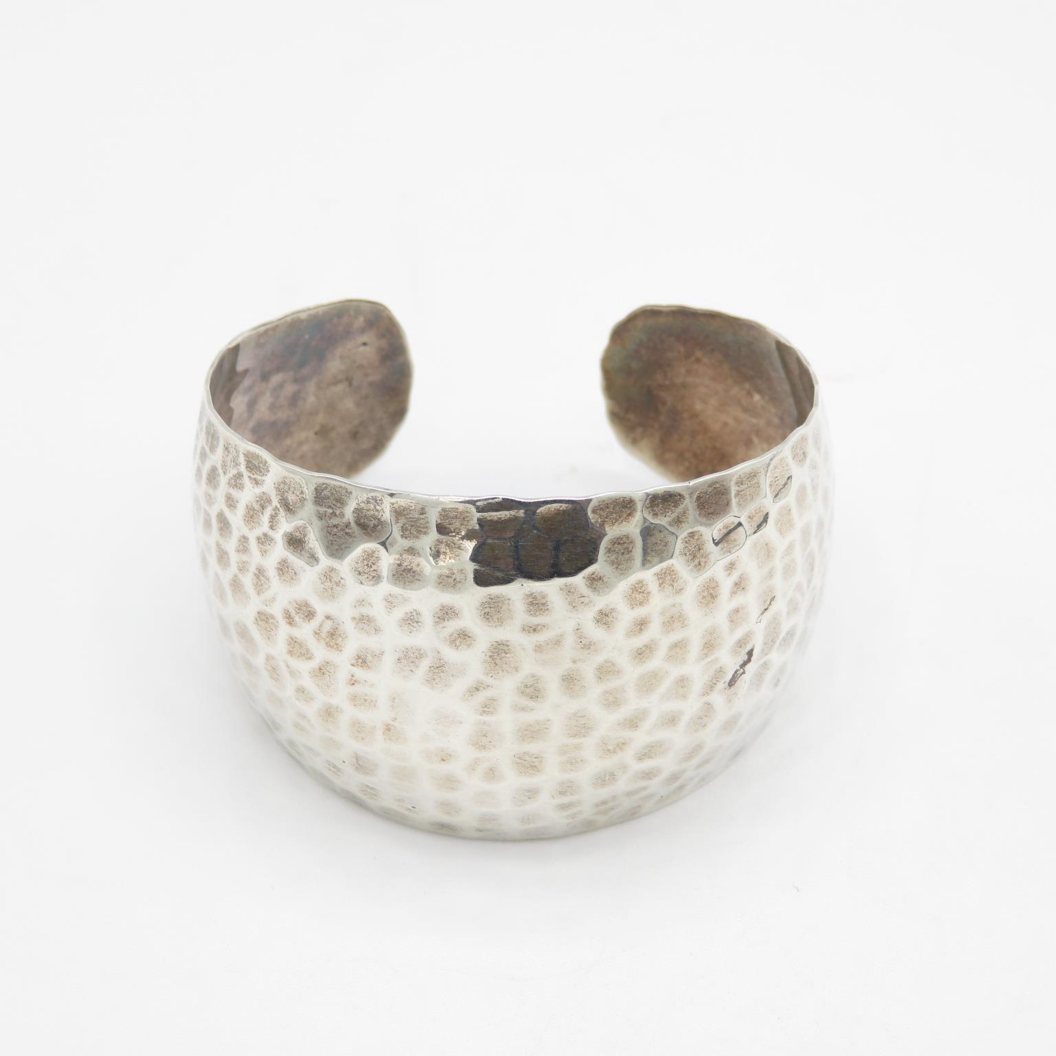 925 silver cuff bangle 35g