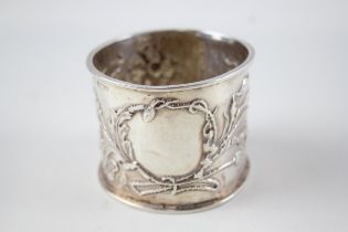 Antique ART NOUVEAU 1904 Birmingham Sterling Silver Large Napkin Ring (90g) - Maker - Henry