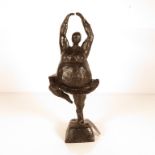 Cold Cast Bronze Beryl Reed Style Ballet Dancer - 11" high