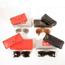 4x boxed Ray Bans Sunglasses -