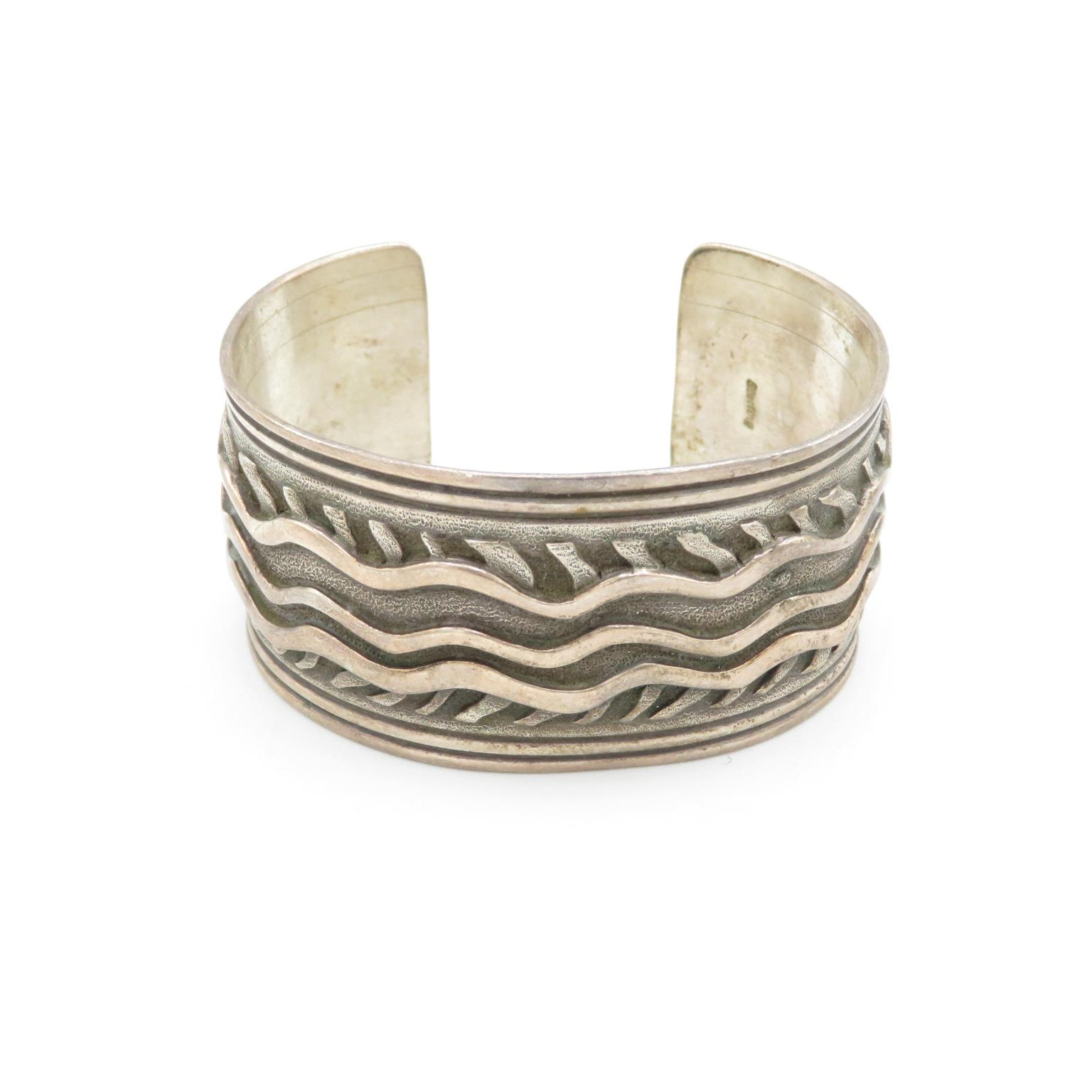 925 sterling silver bangle 80g