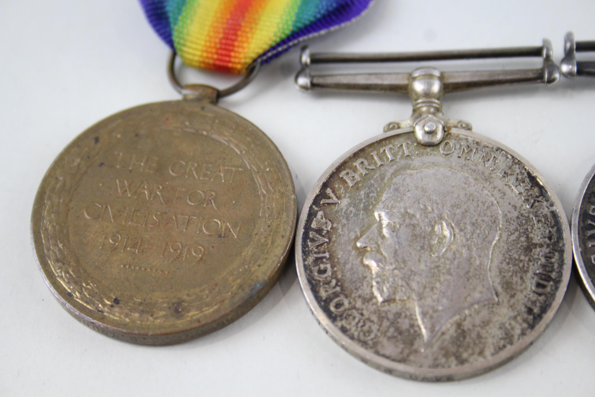 WW1 Medals x 4 Named War L11128 W.G Cave 053R.N 020059 Pte. F. Walters - WW1 Medals x 4 Named War - Image 4 of 6