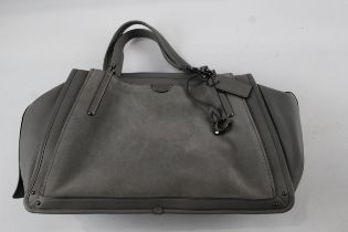 Coach Dreamer 36 Designer Bag Grey Genuine Leather - Coach Dreamer 36 Designer Bag Grey Genuine