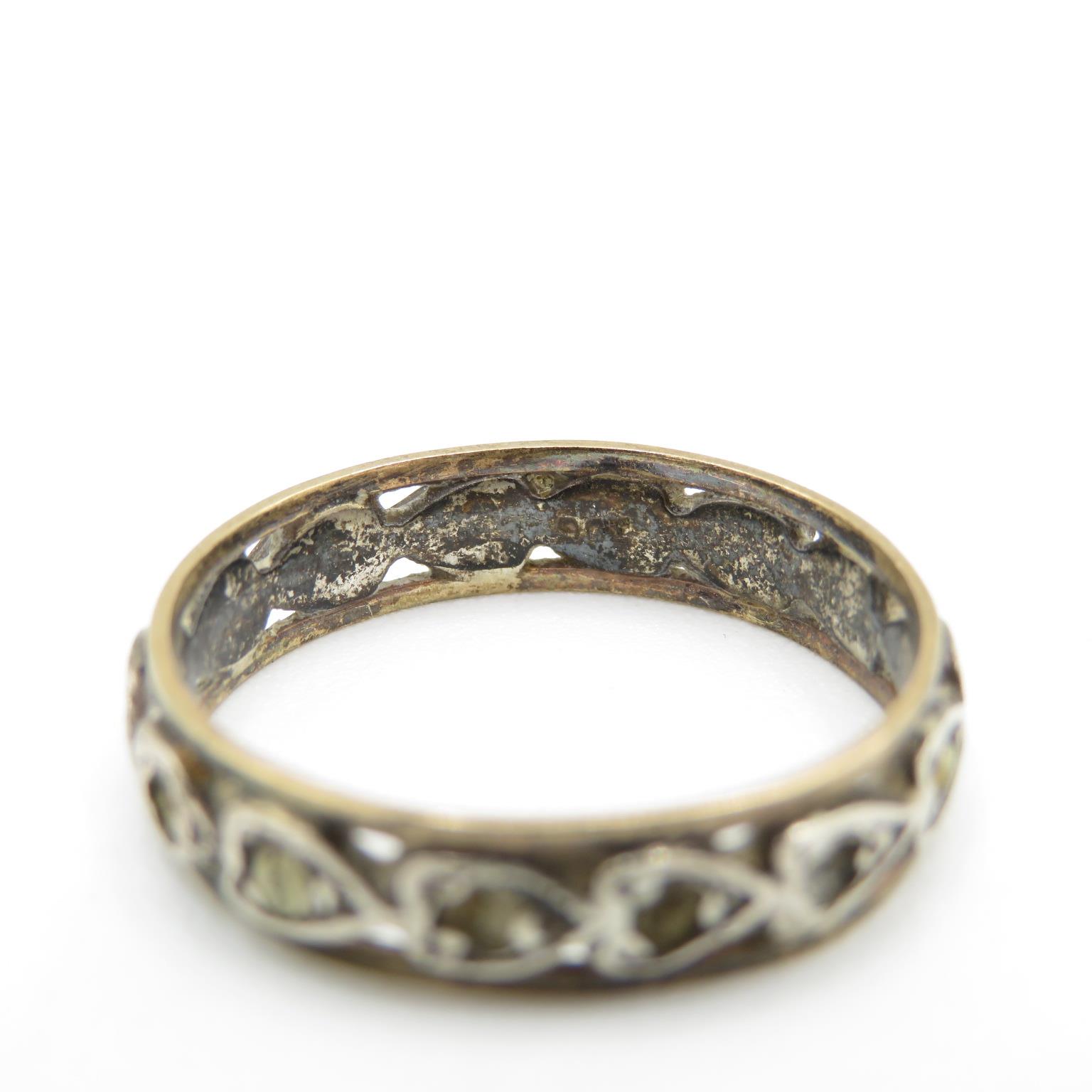 Collection of gold and silver vintage rings 11.9g - Image 6 of 8