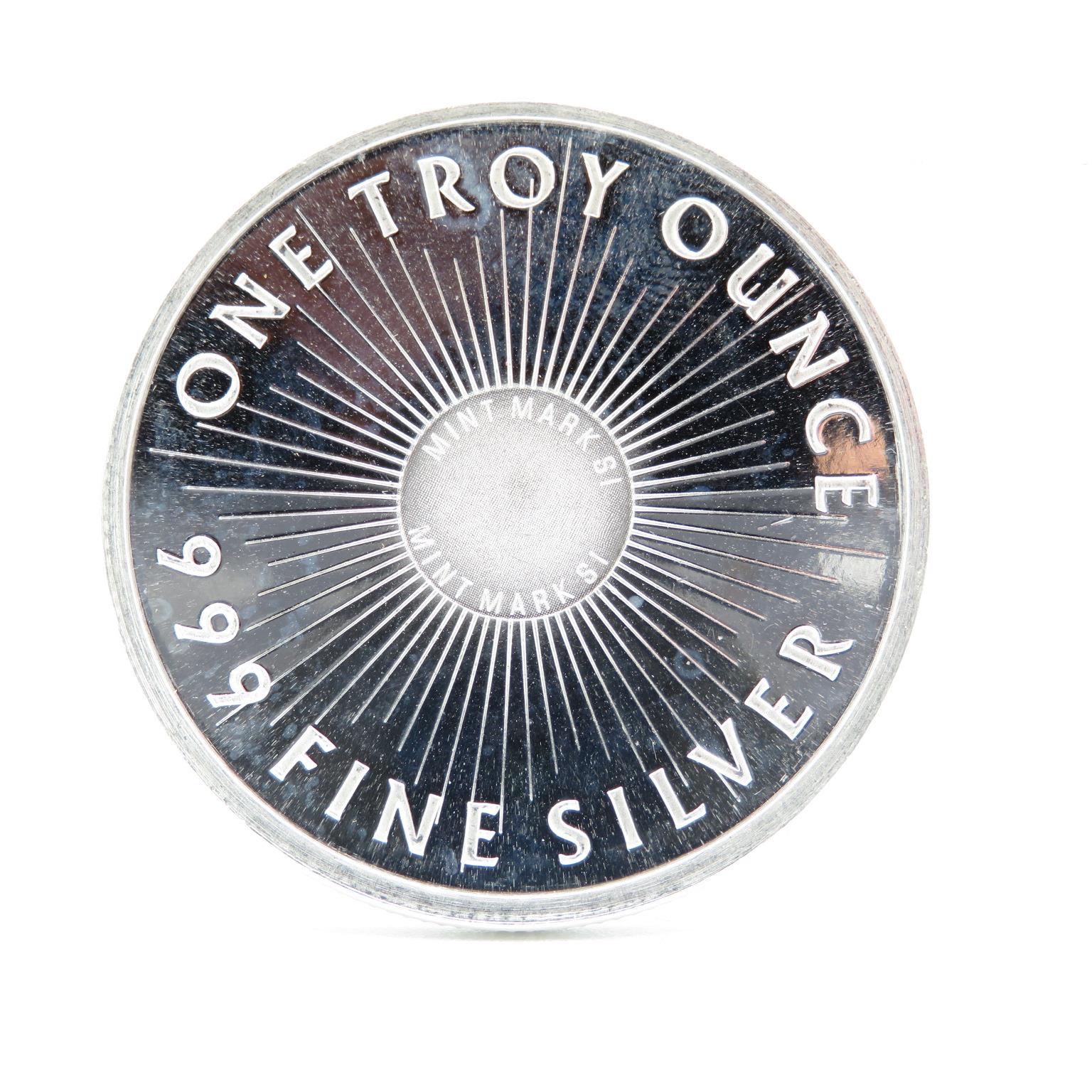 1oz pure silver Sunshine Minting Coin - Image 2 of 2