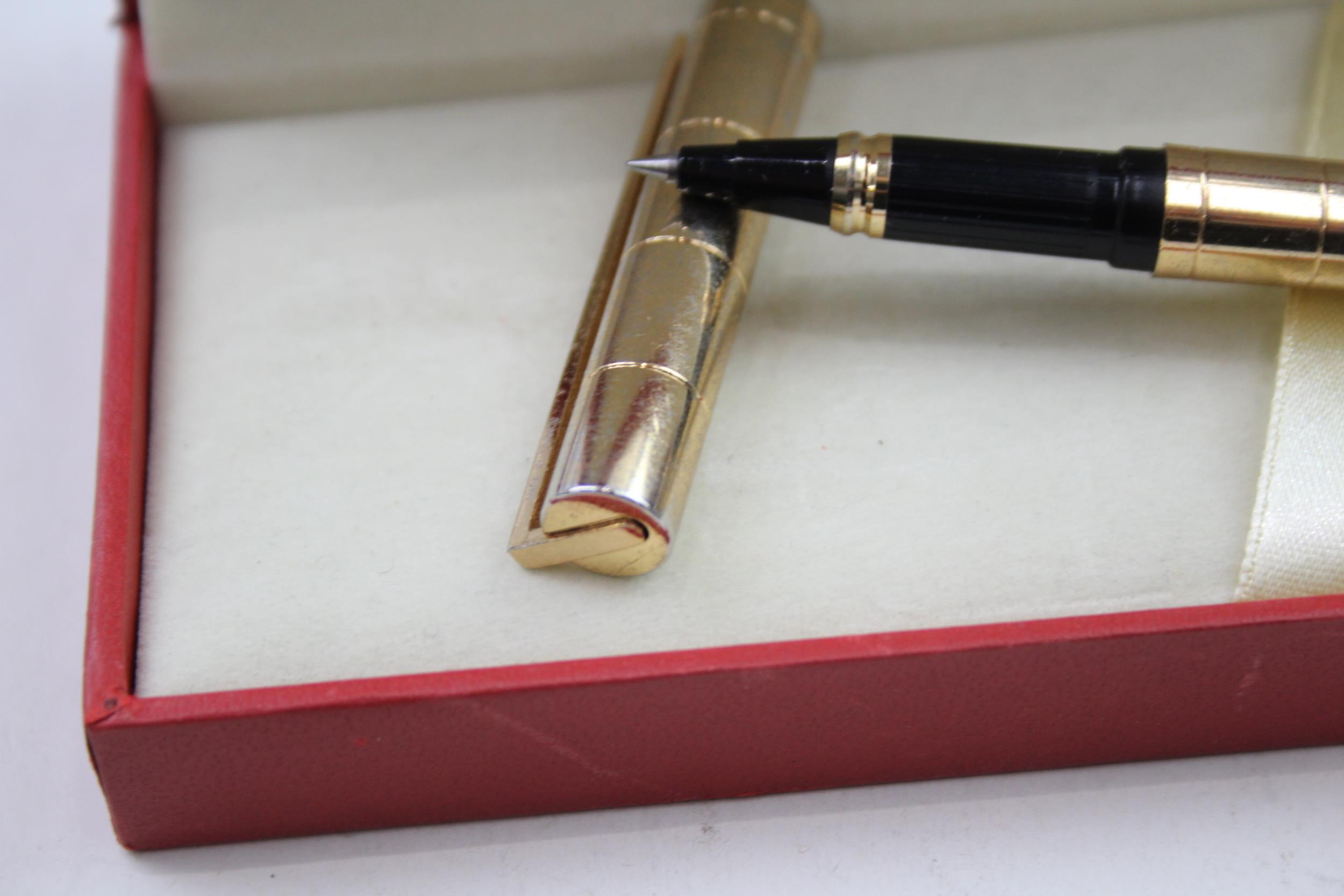S.T DUPONT Gold Plated Rollerball Pen In Original Box - SG9FE66 - UNTESTED In previously owned - Bild 3 aus 7