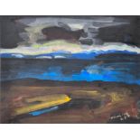 Breinlinger, Hans (1888 - 1963 Konstanz) "Abstrakte Landschaft", abstract composition with the qual