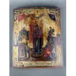 Icon "Mother of God of all sorrowful joy", Russia, 19th century, tempera on wood, gilding, dimensio